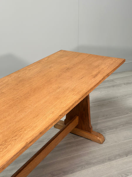 Large Antique Oak Refectory Table