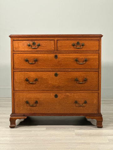 Antique Oak Chest Of Drawers C.1820