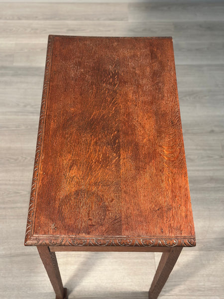 Carved Oak Greenman Table c1880