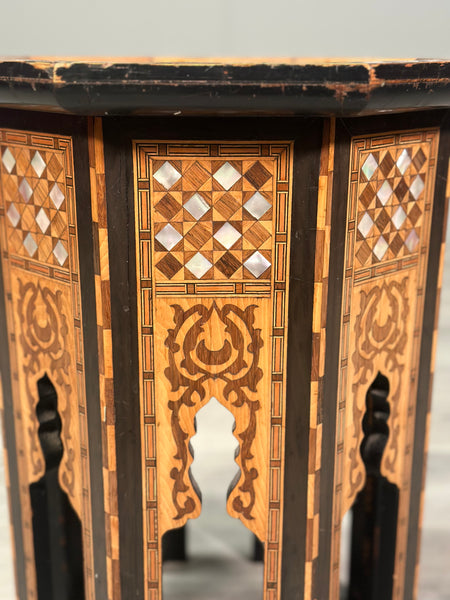 Antique Moorish Syrian Side Table