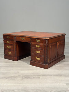 Georgian Furnishing Co. Mahogany Minature Executive Desk, Coffee Table