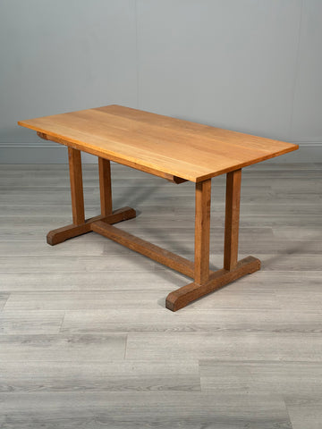 Small Arts And Crafts Oak Refectory Table C.1930