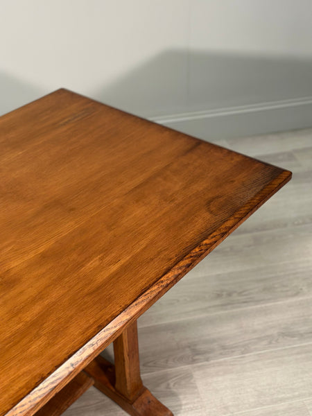 Arts and Crafts Oak Refectory Table By Arthur Reynolds Of Ludlow