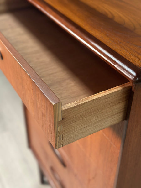 Mid 20th Century Teak Chest Of Drawers