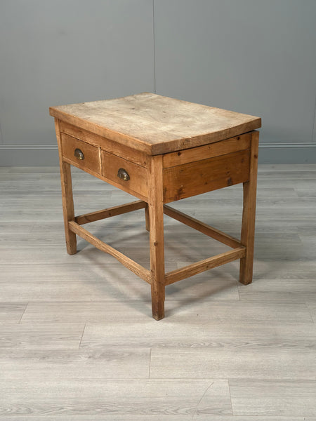 Antique Bakers Prep Table