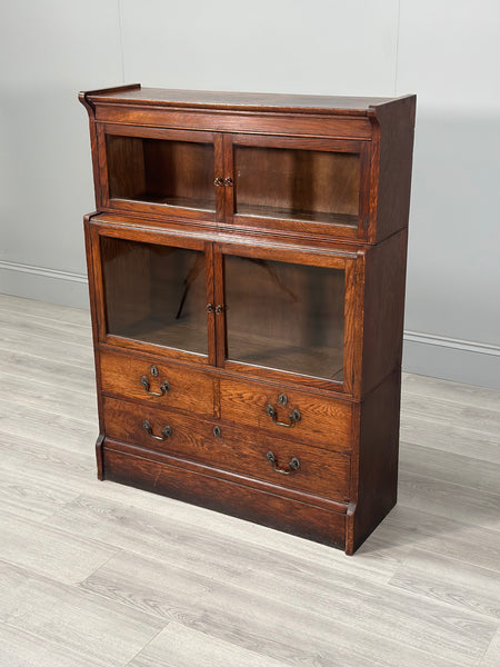 Small Oak Barrister’s Bookcase C.1910