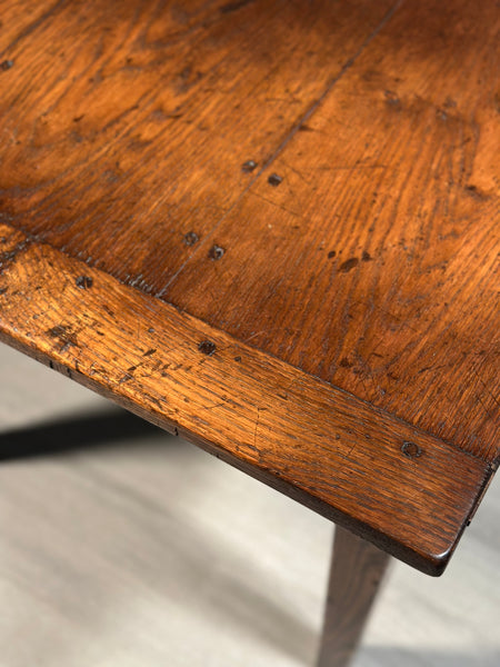 18th Century Style Antique Oak Dining Table