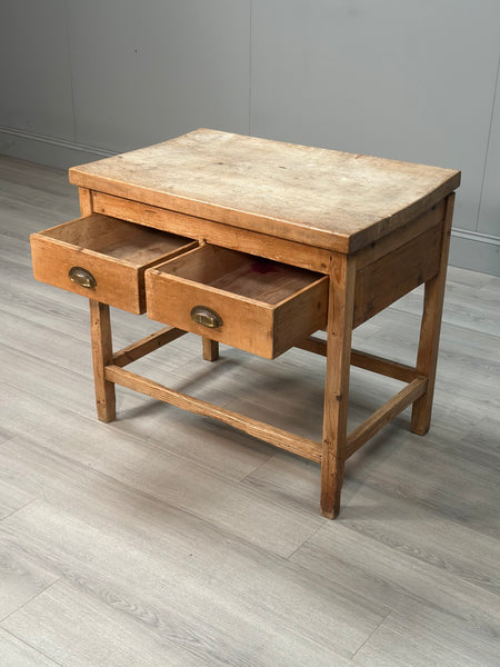 Antique Bakers Prep Table