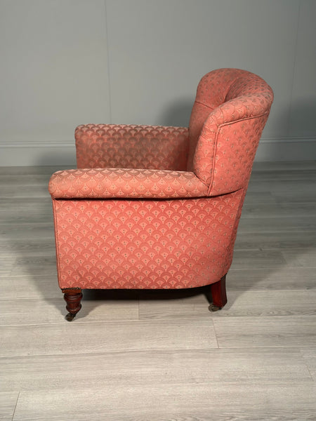 Antique Button Back Armchair