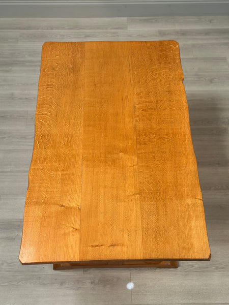 Oak Refectory Table - Yorkshire Critter Man