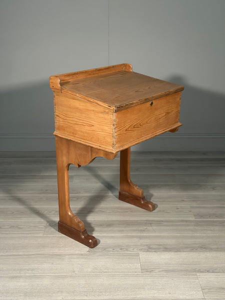 Victorian Pine School Desk