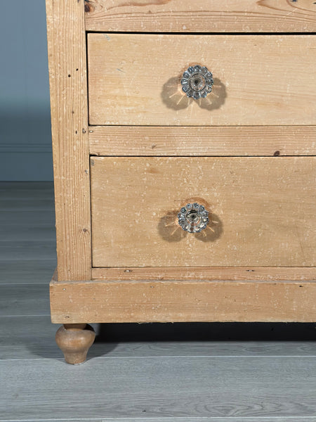 Small Antique Pine Chest Of Drawer’s