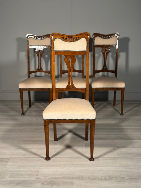 Set of 4 Biedermeier Dining Chairs