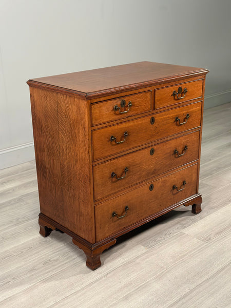 Antique Oak Chest Of Drawers C.1820
