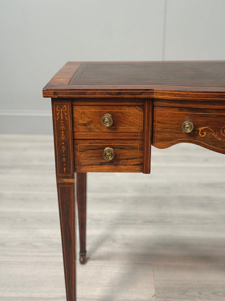 Sheraton Revival Rosewood Writing Table