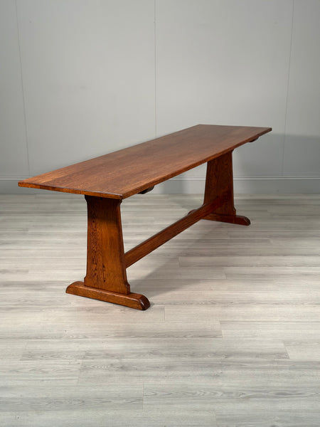 Large Antique Oak Refectory Table