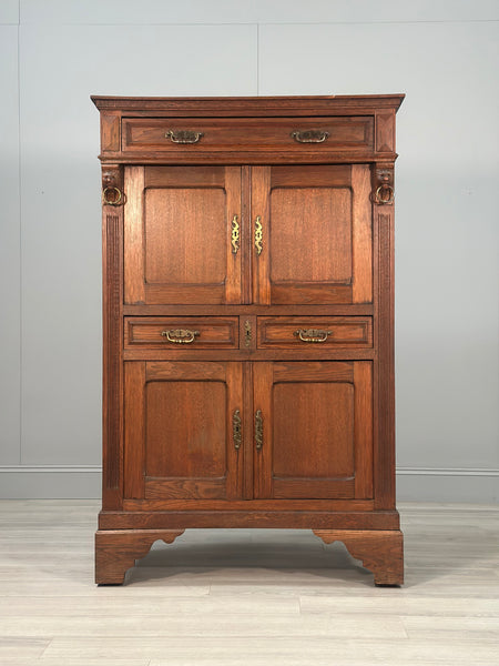 Antique French Oak Cupboard