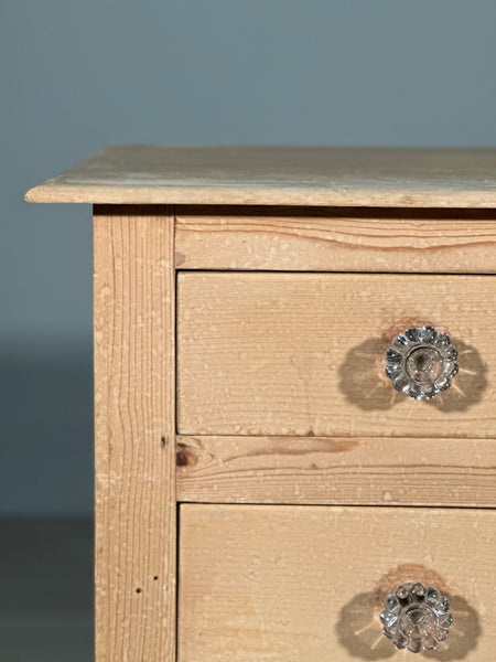 Small Antique Pine Chest Of Drawer’s
