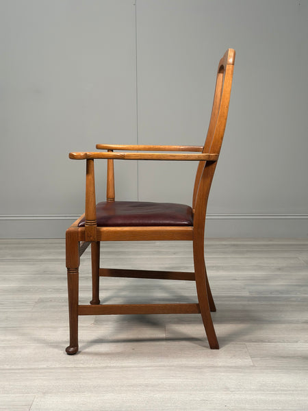Oversized Oak Desk Chair C.1910
