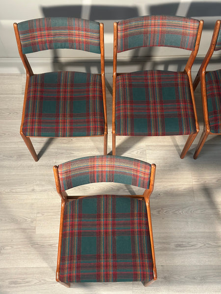 Set Of Six Danish Dining Chairs By Erik Buch C.1970