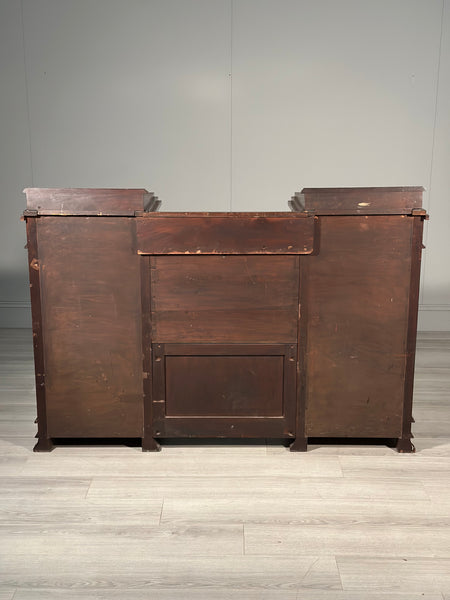 Edwardian Mahogany Pedestal Sideboard