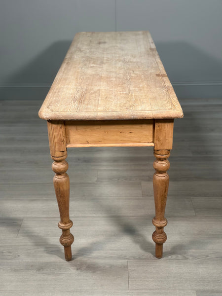Large 19th Century Pine Prep Table