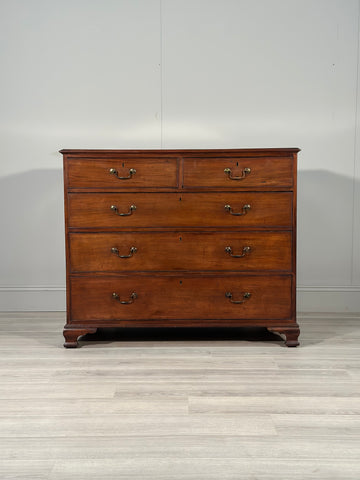 Large Georgian Mahogany Chest Of Drawers