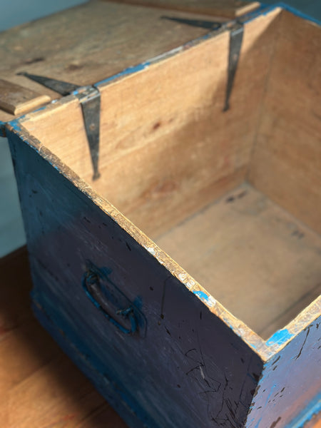 Victorian Pine Chest In Paint