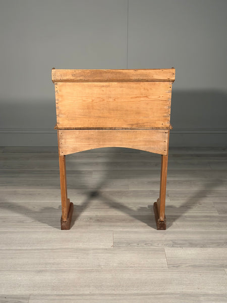 Victorian Pine School Desk