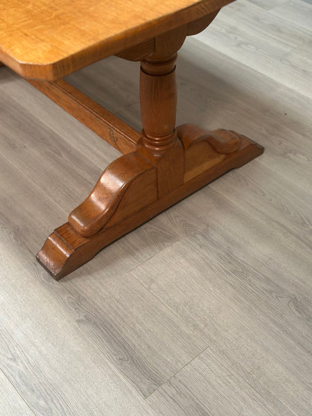 Oak Refectory Table - Yorkshire Critter Man