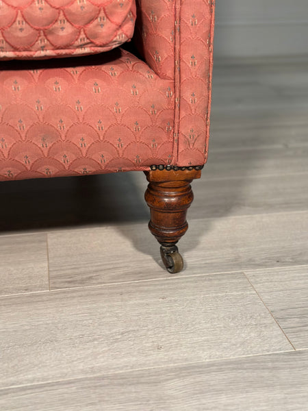 Antique Button Back Armchair