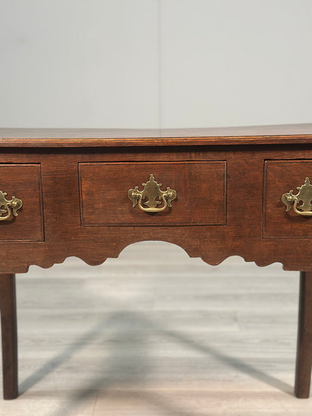 Georgian Oak lowboy C.1800