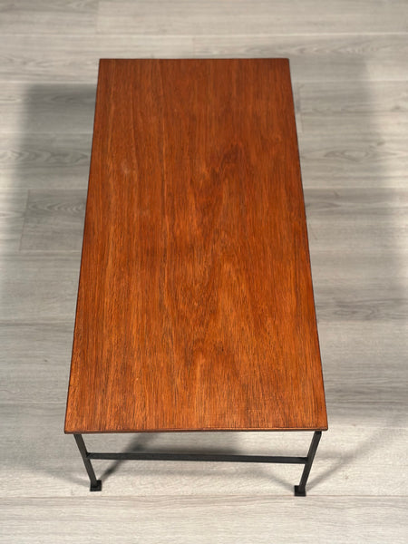 1960’s Teak and Steel Coffee Table
