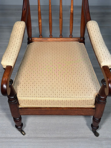 Gillows Mahogany Open Armchair