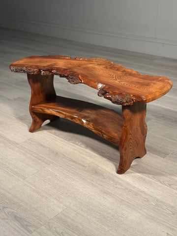 Burr Elm Natural Coffee Table