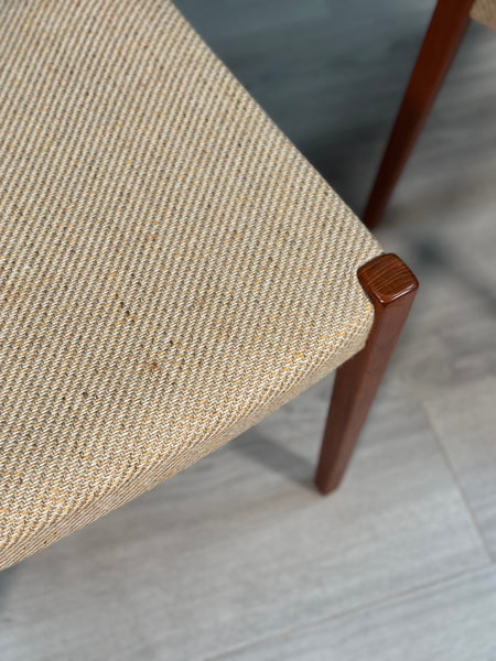 A Pair Of Nils Jonsson for Troeds Swedish Mid Century Teak Dining Chairs