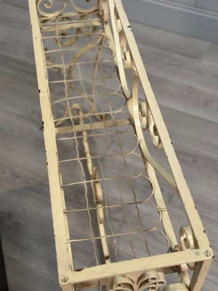 Antique Wrought Iron Garden Planter