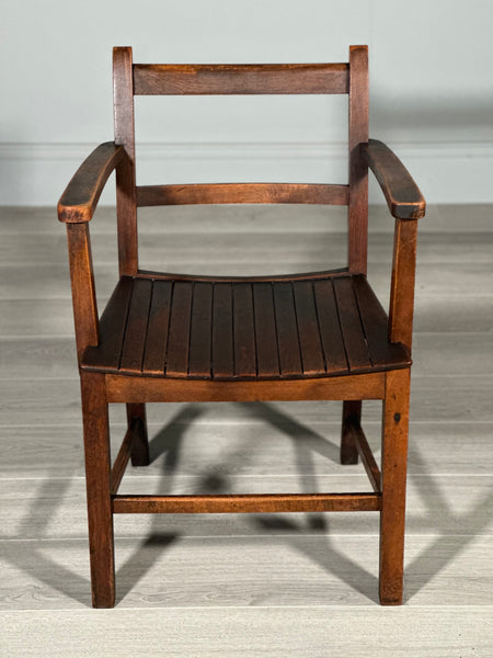 Antique H.M.O.W Oak Desk Chair c.1930
