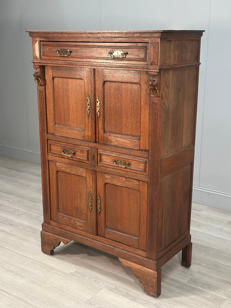 Antique French Oak Cupboard