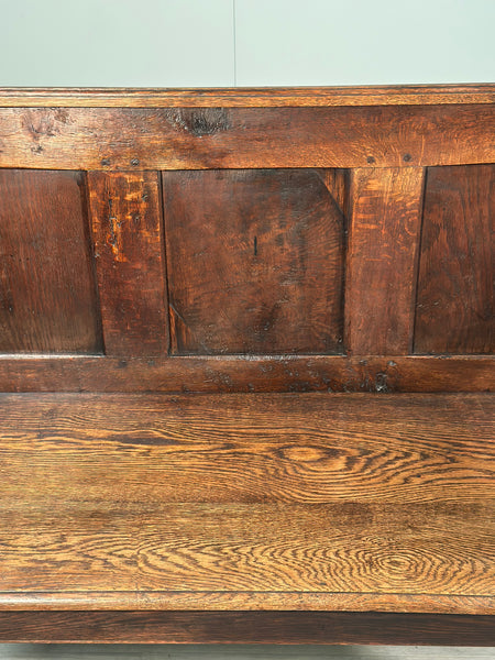 Antique Georgian Oak Settle