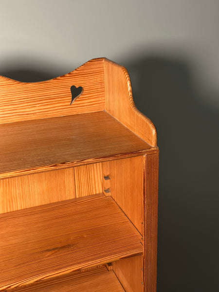 Arts And Crafts Pitch Pine Bookcase C.1900