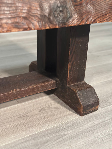 Chunky Natural Antique Coffee Table
