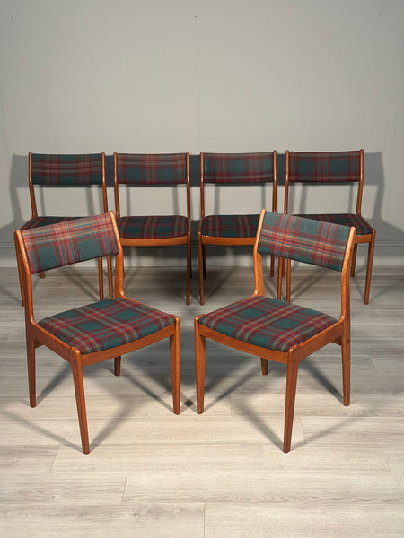 Set Of Six Danish Dining Chairs By Erik Buch C.1970
