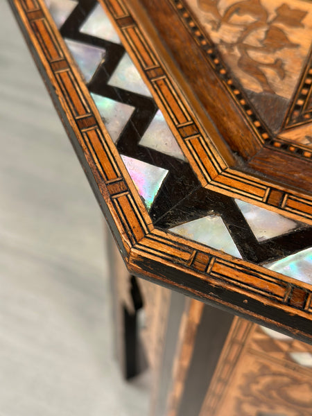 Antique Moorish Syrian Side Table