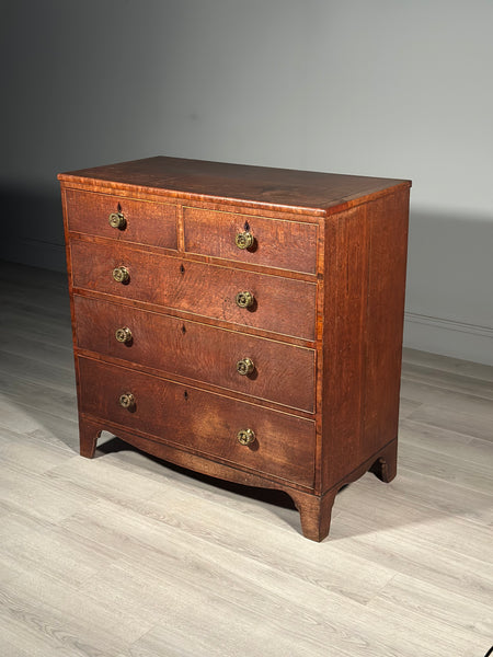Georgian Oak Chest Of Drawers