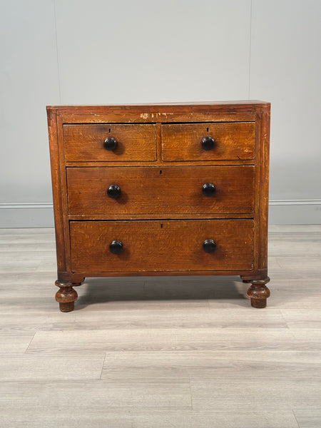 Antique Chest Of Drawers In Scumble Paint