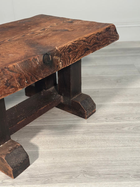 Chunky Natural Antique Coffee Table