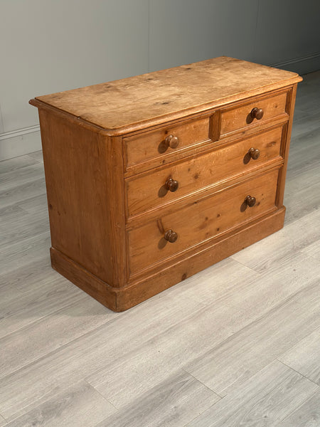 Victorian Pine Chest Of Drawers