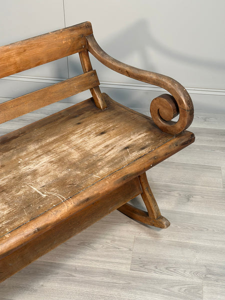 Antique Rocking Settle
