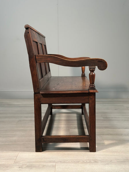 Antique Georgian Oak Settle